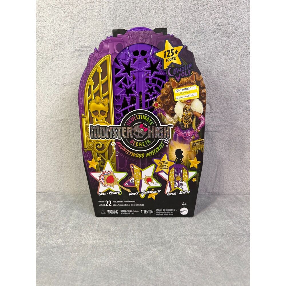 Monster High Skulltimate Secrets - purple - NEW